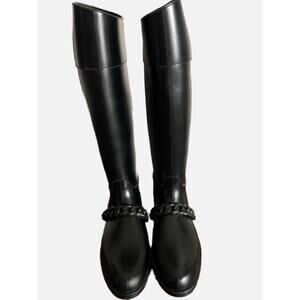 Women’s Givenchy Rubber Eva Chain Boots Size 8.5